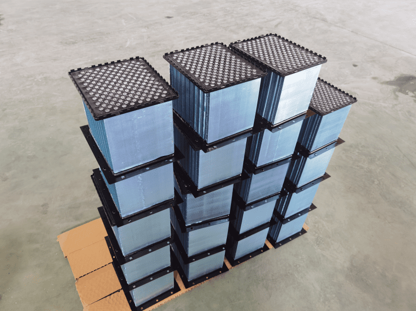 Tube -type radiator core body
