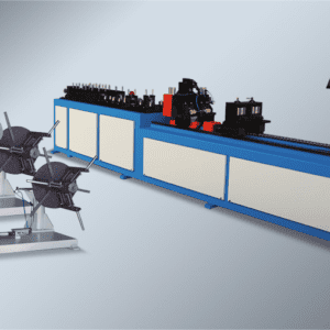 harmonica-shaped tube double material loader full automatic straightening cut to length machine