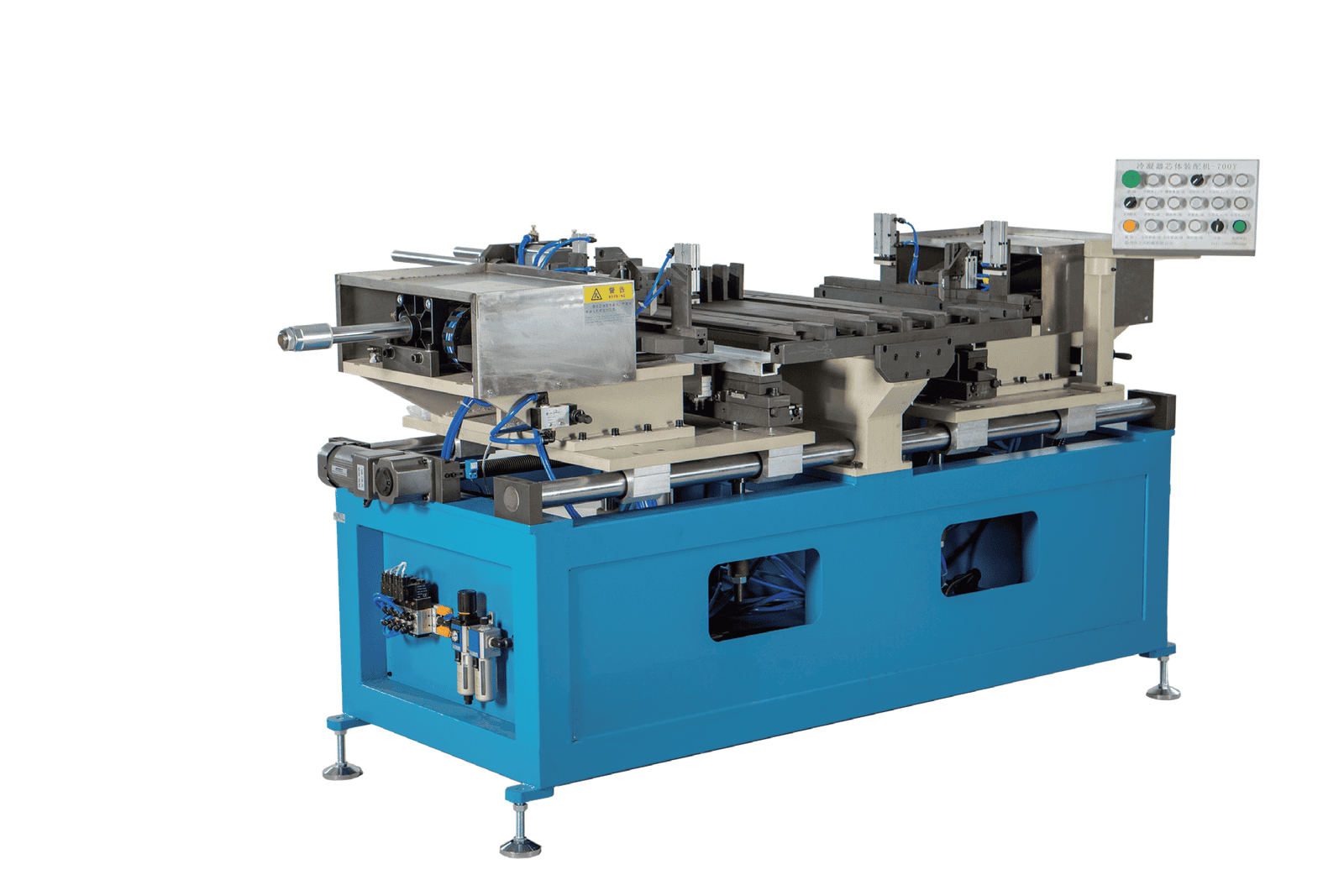Pneumatic Condenser Core Builder Machine