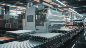 radiator fin machine