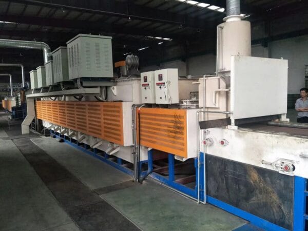Continuous atmosphere brazing furnace