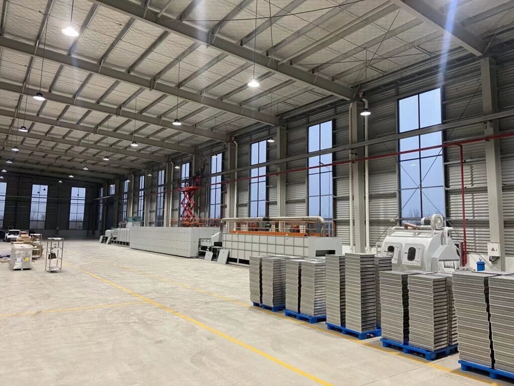 Continuous controlled atmosphere aluminum brazing furnace