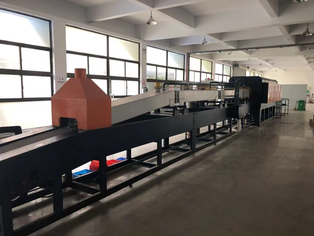 Continuous high temperature brazing furnace