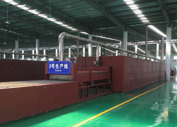 Honeycomb panel brazing furnace
