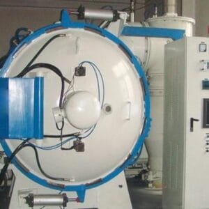 Horizontal vacuum nitrogen protection brazing furnace