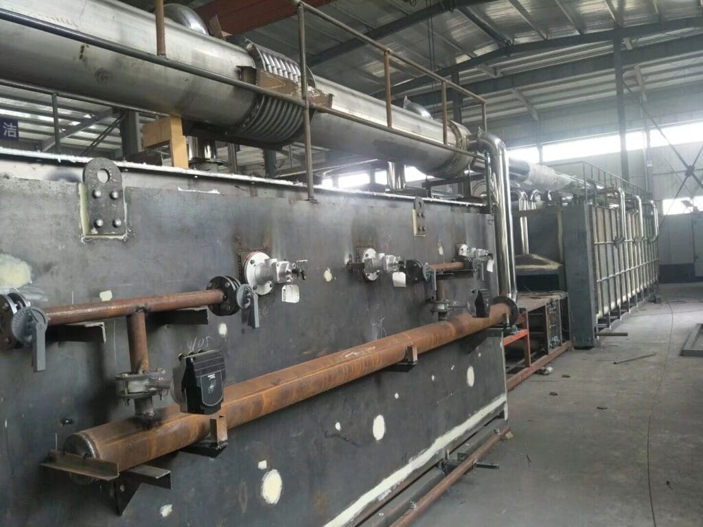 Natural gas aluminum brazing furnace