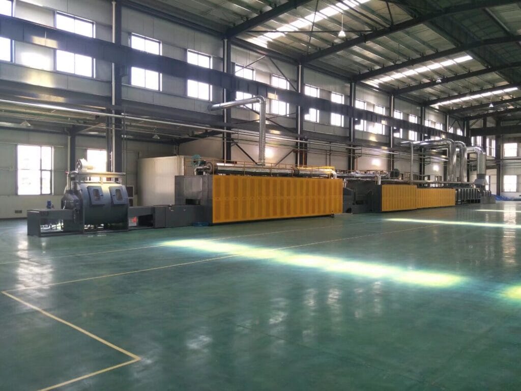 Natural gas heated aluminum brazing furnace