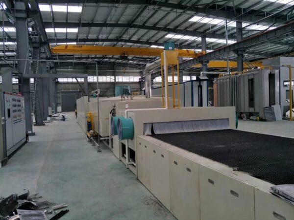Water-cooled plate brazing furnace
