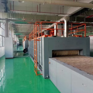 continuous atmosphere protected aluminum brazing furnace