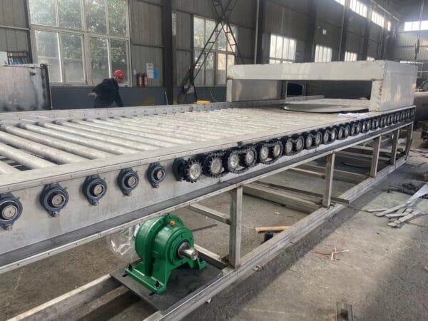 continuous atmosphere-protected aluminum brazing furnace