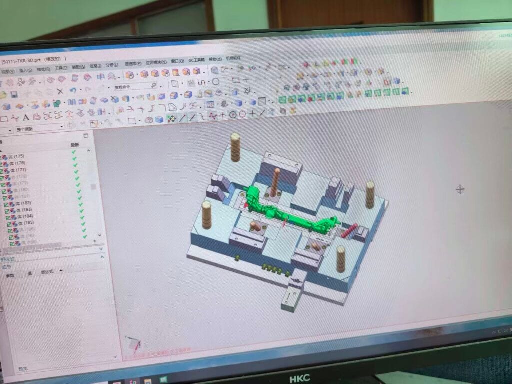 Radiator Tank Mold drawing