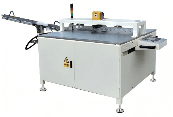 Double-station fin stacking machine