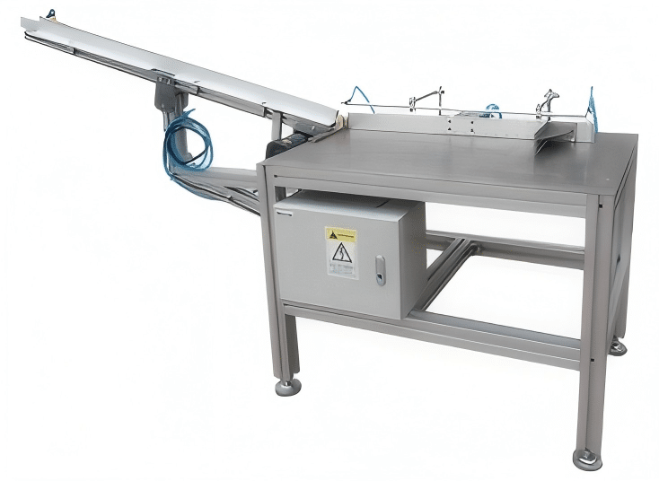 Economical type fin stacking machine
